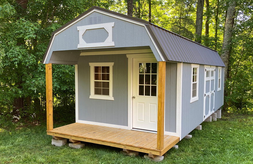 Shed with porch