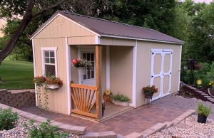 shed with porch